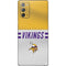 NFL Minnesota Vikings White Striped Galaxy Note20 5G Skin
