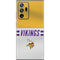 NFL Minnesota Vikings White Striped Galaxy Note20 Ultra 5G Skin