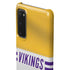 NFL Minnesota Vikings White Striped Galaxy S20 Lite Case