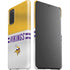 NFL Minnesota Vikings White Striped Galaxy S20 Lite Case