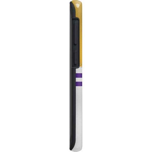 NFL Minnesota Vikings White Striped Galaxy S20 Plus Pro Case