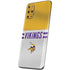 NFL Minnesota Vikings White Striped Galaxy S20 Plus Skin