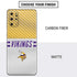 NFL Minnesota Vikings White Striped Galaxy S20 Plus Skin