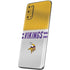 NFL Minnesota Vikings White Striped Galaxy S20 Skin