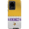 NFL Minnesota Vikings White Striped Galaxy S20 Ultra 5G Pro Case