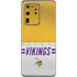 NFL Minnesota Vikings White Striped Galaxy S20 Ultra 5G Skin