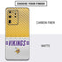 NFL Minnesota Vikings White Striped Galaxy S20 Ultra 5G Skin