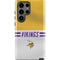 NFL Minnesota Vikings White Striped Galaxy S23 Ultra Pro Case