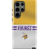 NFL Minnesota Vikings White Striped Galaxy S23 Ultra Pro Case