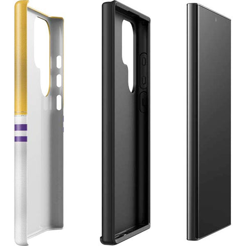 NFL Minnesota Vikings White Striped Galaxy S23 Ultra Pro Case