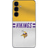 NFL Minnesota Vikings White Striped Galaxy S25 Skin