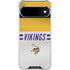 NFL Minnesota Vikings White Striped Google Pixel 10 Clear Case