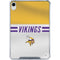 NFL Minnesota Vikings White Striped iPad 11th Gen (2025) Clear Case