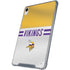 NFL Minnesota Vikings White Striped iPad 11th Gen (2025) Clear Case