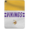 NFL Minnesota Vikings White Striped Apple iPad Pro Skin