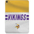 NFL Minnesota Vikings White Striped Apple iPad Pro Skin