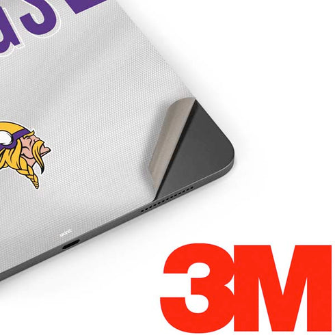 NFL Minnesota Vikings White Striped Apple iPad Pro Skin