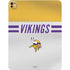 NFL Minnesota Vikings White Striped iPad Pro 13in M4 (2024) Skin