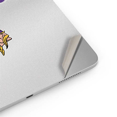 NFL Minnesota Vikings White Striped iPad Pro 13in M4 (2024) Skin
