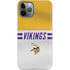 NFL Minnesota Vikings White Striped iPhone 11 Pro Lite Case