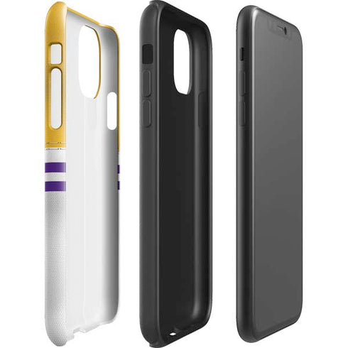 NFL Minnesota Vikings White Striped iPhone 11 Pro Max Impact Case