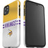 NFL Minnesota Vikings White Striped iPhone 11 Pro Max Impact Case