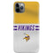 NFL Minnesota Vikings White Striped iPhone 11 Pro Max Lite Case