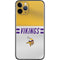 NFL Minnesota Vikings White Striped iPhone 11 Pro Skin