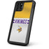 NFL Minnesota Vikings White Striped iPhone 11 Pro Waterproof Case