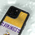 NFL Minnesota Vikings White Striped iPhone 15 Pro Waterproof Case