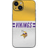 NFL Minnesota Vikings White Striped iPhone 15 Skin