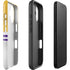 NFL Minnesota Vikings White Striped iPhone 16 Plus Impact Case