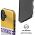 NFL Minnesota Vikings White Striped iPhone 16 Plus Magsafe Impact Case