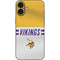 NFL Minnesota Vikings White Striped iPhone 16 Plus Skin