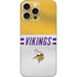NFL Minnesota Vikings White Striped iPhone 16 Pro Max Skin