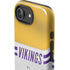 NFL Minnesota Vikings White Striped iPhone 16e Impact Case