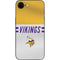 NFL Minnesota Vikings White Striped iPhone 16e Skin
