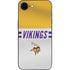 NFL Minnesota Vikings White Striped iPhone 16e Skin
