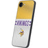 NFL Minnesota Vikings White Striped iPhone 16e Skin