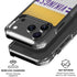NFL Minnesota Vikings White Striped iPhone 18 Pro Clear Case