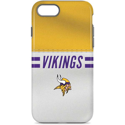 NFL Minnesota Vikings White Striped iPhone Cases
