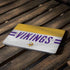 NFL Minnesota Vikings White Striped Apple MacBook Air Skin