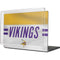NFL Minnesota Vikings White Striped MacBook Cases