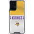 NFL Minnesota Vikings White Striped Moto G Power 5G (2024) Clear Case