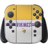 NFL Minnesota Vikings White Striped Nintendo Switch 2 (2025) with Joy-Con Skin