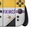 NFL Minnesota Vikings White Striped Nintendo Switch 2 (2025) Joy-Con Controller Skin