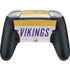 NFL Minnesota Vikings White Striped Nintendo Switch 2 (2025) Pro Controller Skin