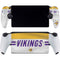 NFL Minnesota Vikings White Striped PlayStation Portal Remote Player Skin