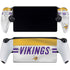 NFL Minnesota Vikings White Striped PlayStation Portal Remote Player Skin