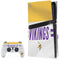 NFL Minnesota Vikings White Striped PS5 Pro Disk Bundle Skin